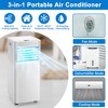 Costway 8000 BTU ASHRAE Portable Air Conditioner 3-in-1 Air Cooler w/Dehumidifier & Fan Mode - 4 of 4