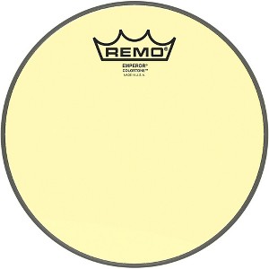 Remo Emperor Colortone Yellow Drum Head - 1 of 2