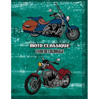 Moto Classique Livre de Coloriage - by  Osam Colors (Paperback)