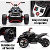 12V Kids Ride On Truck Car, 3-Wheel Electric Vehicle w/2×55W Motors, Remote, 7MPH, Music, LED Lights, EVA Tires - 2 of 4