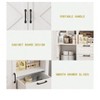 Tall Pantry Cabinet with 2 Drawers, Open Shelves & Microwave Shelf for Kitchen, Dining Room, Living Room - 3 of 4