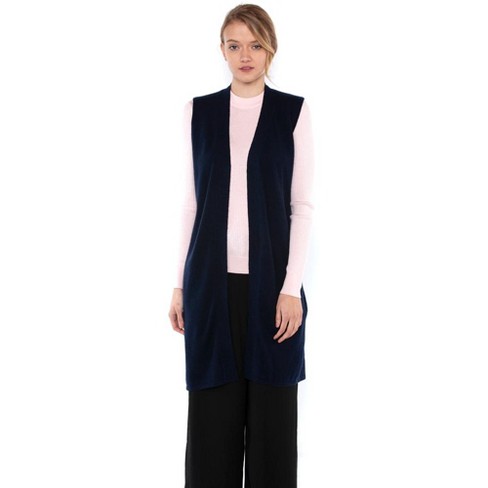 Women's duster outlet sweater vest