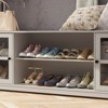 Famapy Entryway Mudroom Cabinet,Farmhouse Hallway Storage Wall Unit,Display Cabinet,Adjustable Shelves,Kitchen Pantry Organizer for Wine&Spices - 3 of 4