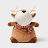 Holiday Brown Deer Weighted Plush Kids' Throw Pillow - Pillowfort™ - 4 of 4