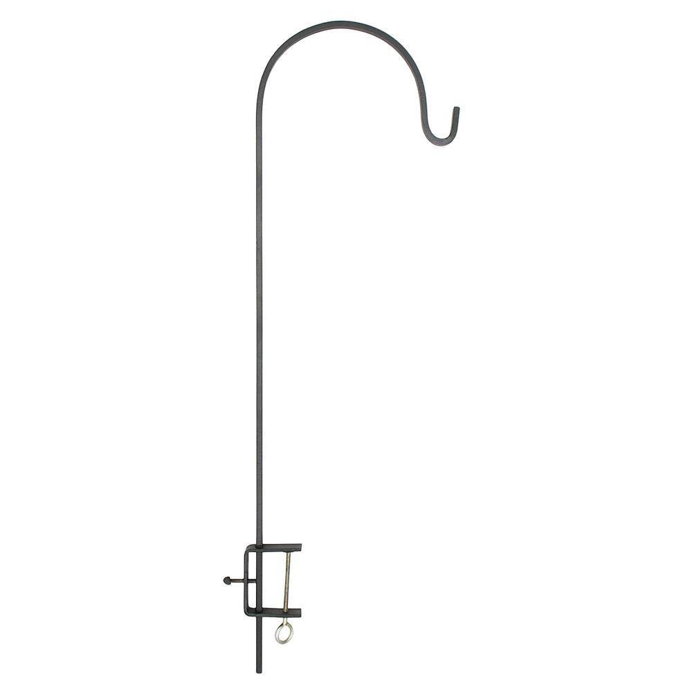 Photos - Garden & Outdoor Decoration 41.5" Adjustable Steel Deck Rail Shepherd's Hook - ACHLA Designs