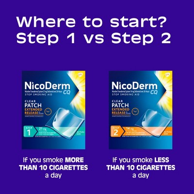 NicoDerm CQ Stop Smoking Aid Clear Patches Step 1 - 14ct_5