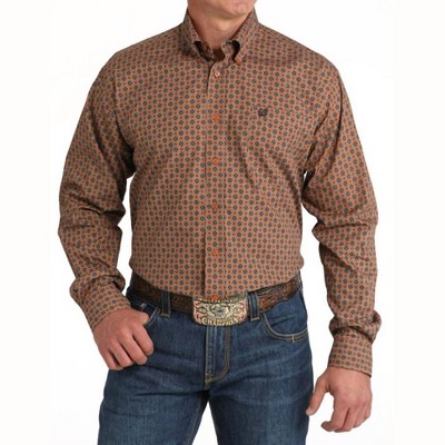 Men's 's Classic Print Button Down Western Shirt - CINCH M : Target