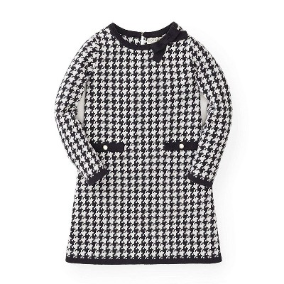 Hope & Henry Girls'  Cotton Bow Detail Sweater Dress, Toddler