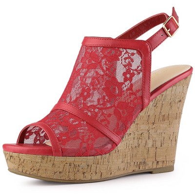 Red wedges online