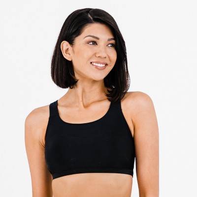 Calypsa - Womens Racerback Swim Bra - Black - 5x : Target