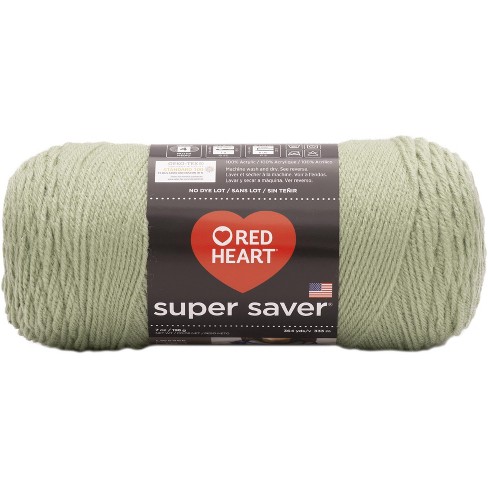 Frosty Green RED HEART Super Saver Yarn 