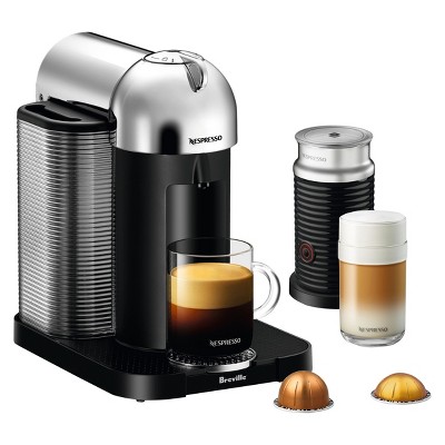 Nespresso VertuoLine Coffee and Espresso Machine Bundle Chrome