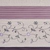 PAGED 72x72" Faux Silk Embroidered Floral Shower Curtain with Pintuck Detailing, Multicolored Shower Curtain for Bathroom - 3 of 3