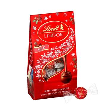 Lindt Lindor Holiday Milk Chocolate Truffles Bag - 6oz