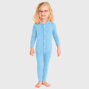 City Threads USA-Made Kids' Soft & Cozy Thermal Union Suit - Boys/Girls/Infants/Toddlers One-Piece Christmas Outfit - 1 of 4