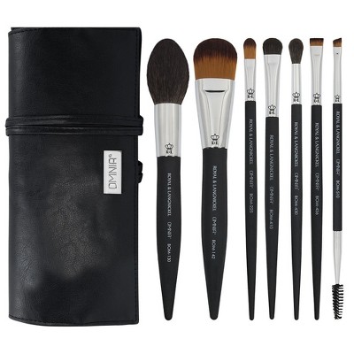 OMNIA Brush Artist Favorites, Dani Richardson, 8pc Makeup Brush Set with Wrap, Includes -Powder, Foundation, and Concealer Makeup Brushes