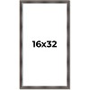 PosterPalooza | Panoramic Shadow Box 1.75" Deep Brown Frame - UV Acrylic, Backing, Hanging Hardware - 2 of 4