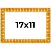 PosterPalooza | 17x11 Bamboo Picture Frame, UV Acrylic, 4 Finishes - Brown, Black, Gold, and Natural - 2 of 4