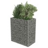 vidaXL Gabion Raised Bed Silver Galvanized Steel 35.4x19.7x39.4 in - 2 of 4