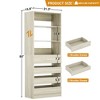 Aheaplus Closet System with 4 Drawers - 4 of 4