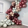 PartyWoo Balloons Metallic Brown Chrome Bronze Copper 12 Inch 50 pcs - 3 of 4