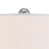360 Lighting Travis 20 1/4" High Small Modern Coastal Accent Table Lamp Blue Marble Finish Ceramic Single White Shade Living Room Bedroom Bedside - 3 of 4