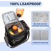 Tirrinia 21qt/27 Can Insulated Cooler Bag - Leakproof Dual Compartment, Shoulder Strap for Camping, Beach, Picnics - 2 of 4