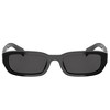 Prada PR B06S 16K08Z Womens Rectangle Sunglasses Black 53mm - 2 of 3
