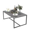 Rectangular Coffee Table Sintered Stone Cocktail Table For Living Room Apartment - 3 of 4
