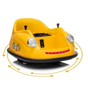 12V Bumper Car, Electric Toy Ride on Battery Car with Kids w/Parent Remote Control, 360 Degree Spin - 1 of 4