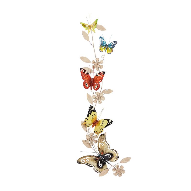 Metal Butterfly Indoor Outdoor Wall Decor - Olivia &#38; May, 3 of 9