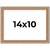 PosterPalooza | Photo Size Deco Brown Picture Frame - UV Acrylic, Foam Board Backing, Hanging Hardware - 2 of 4