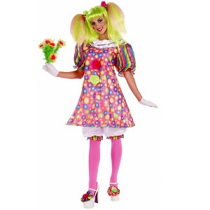Forum Novelties Tickles The Clown Women's Costume - 1 of 2