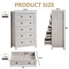 AMERLIFE Farmhouse Wood Rustic Chest of Drawers - 2 of 4