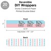 Big Dot of Happiness Baby Gender Reveal - Team Boy or Girl Party Favors and Cupcake Kit - Fabulous Favor Party Pack - 100 Pieces - 3 of 4