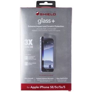 ZAGG Invisible Shield Glass+ Screen Protector for iPhone SE/5C/5S/5 - 1 of 1