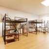 KTMBDW Loft Bed Twin/Full Size with Desk, Heavy Duty Metal Loft Bed Frame with Power Outlet and LED Lighted, Space-Saving, Noise Free, Easy Assembly - 3 of 4