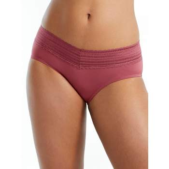 Warner's Women's No Pinching No Problems Modern Brief Panty, Light Pink, 10  at  Women's Clothing store