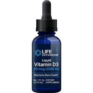 Liquid Vitamin D3 2000 IU by Life Extension  -  1 fl oz Liquid - 1 of 3