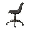 Simple Relax Adjustable Height Office Chair with Casters in Brown and Rustic Taupe - 3 of 4