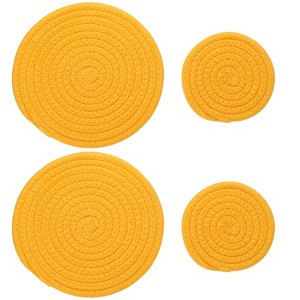 Unique Bargains House Indoor Gardening Plant Mat 4 Pcs - 1 of 4