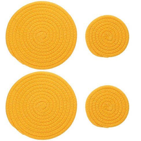 Unique Bargains House Indoor Gardening Plant Mat 4 Pcs - image 1 of 4