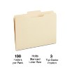 MyOfficeInnovations Manila File Folders 3-Tab Center Position Letter 100/Box (116780) - 2 of 4