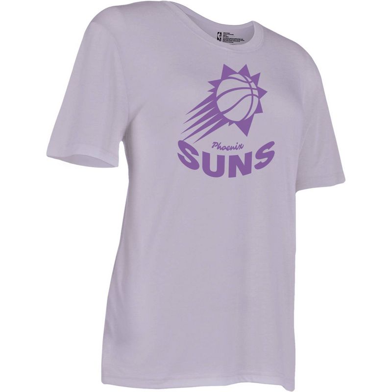 NBA Phoenix Suns Women&#39;s Short Sleeve Vintage Logo Tonal Crew T-Shirt, 3 of 5