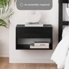MH London Idris 12.5" Wall-Mounted Solid Wood Nightstand with Storage - 4 of 4
