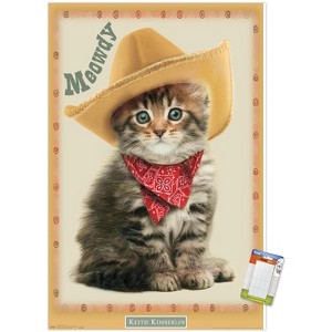 Trends International Keith Kimberlin - Kitten - Meowdy Unframed Wall Poster Prints - 1 of 4