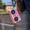Crosley Mini Boombox Portable Bluetooth Speaker - Flamingo - 2 of 4
