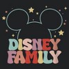 Women's Mickey & Friends Family Colorful Racerback Tank Top - 2 of 4