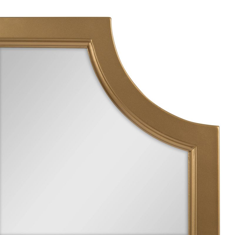24&#34; x 36&#34; Hogan Framed Scallop Wall Mirror Gold - Kate and Laurel, 4 of 10