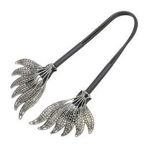 Unique Bargains Fashion Wings Hair Clips Black Brown 1 Pc - 1 of 4